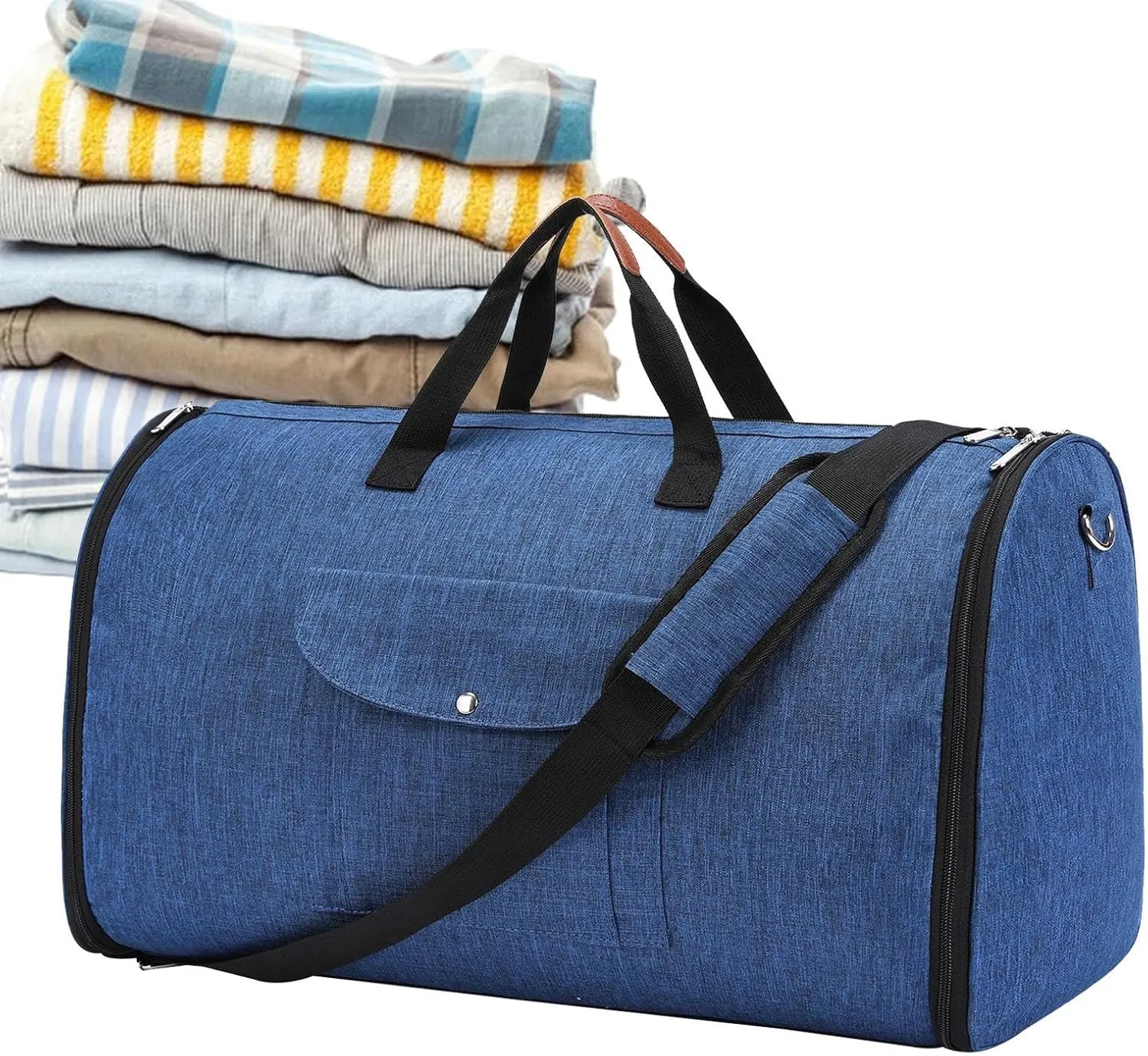Storage Bags, Garment Duffle Bags, Carry On Garment Bag, 2 In 1 Travel Duffel Bag, Waterproof Travel Suit Bag, Convertible Garment Bag With Shoulder Strap, Travel Garment Bag For Men Women