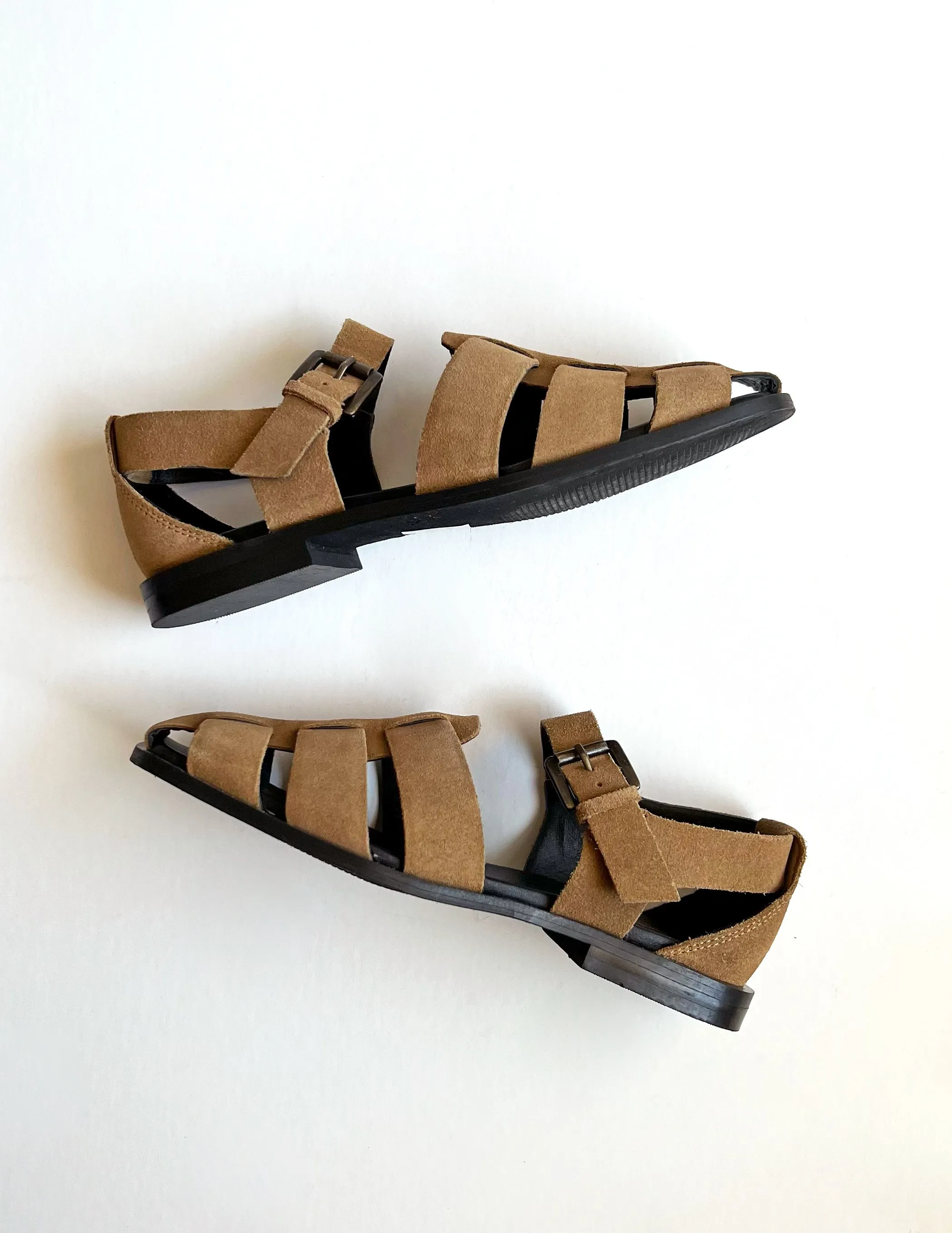 The Blues Tan Fisherman Sandals