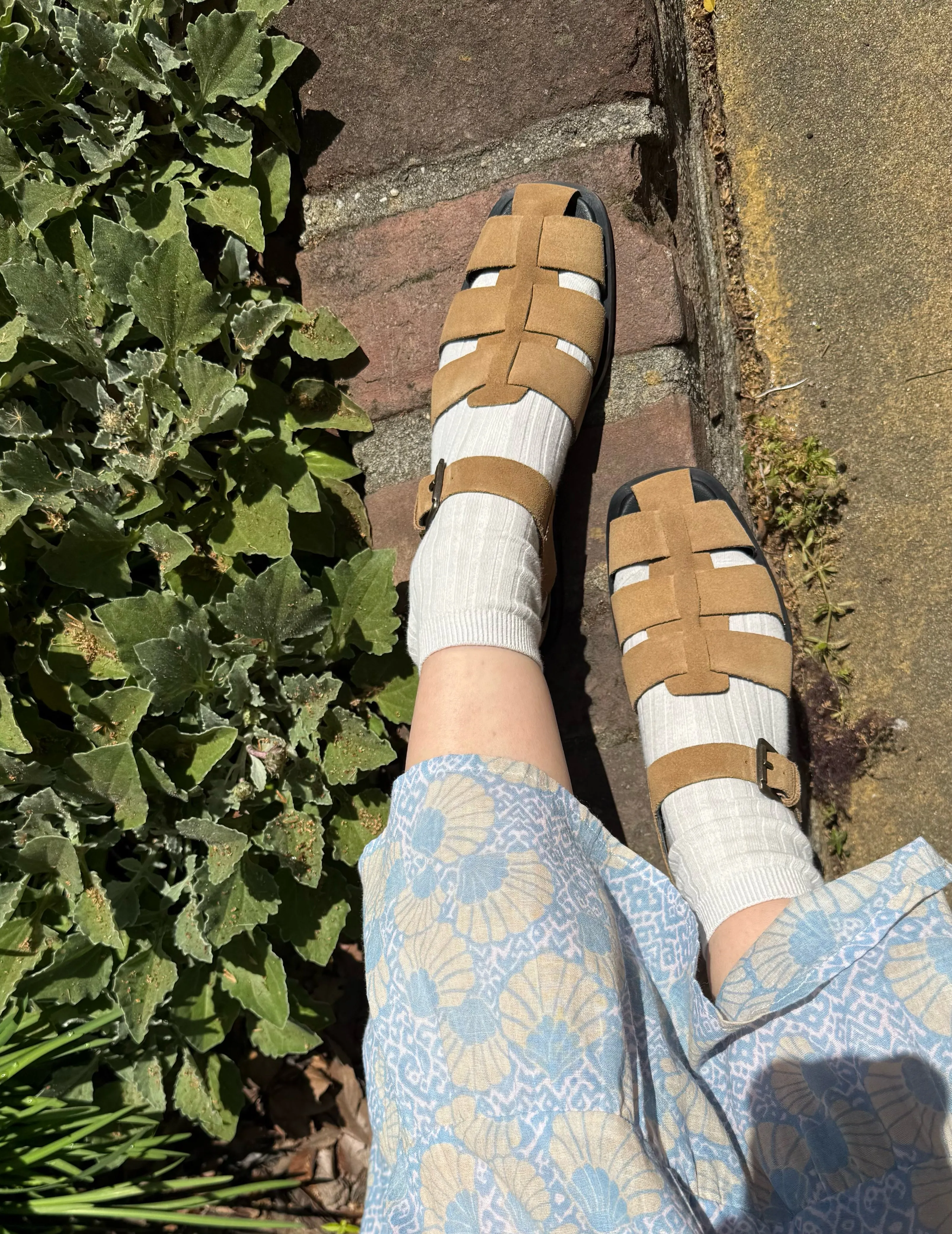 The Blues Tan Fisherman Sandals