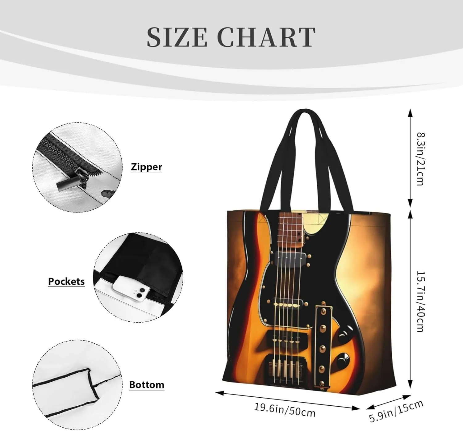 Tote Bag for Women Reusable Grocery Bags Labrador Tote Bag with Inner Pocket Travel Tote for Shopping