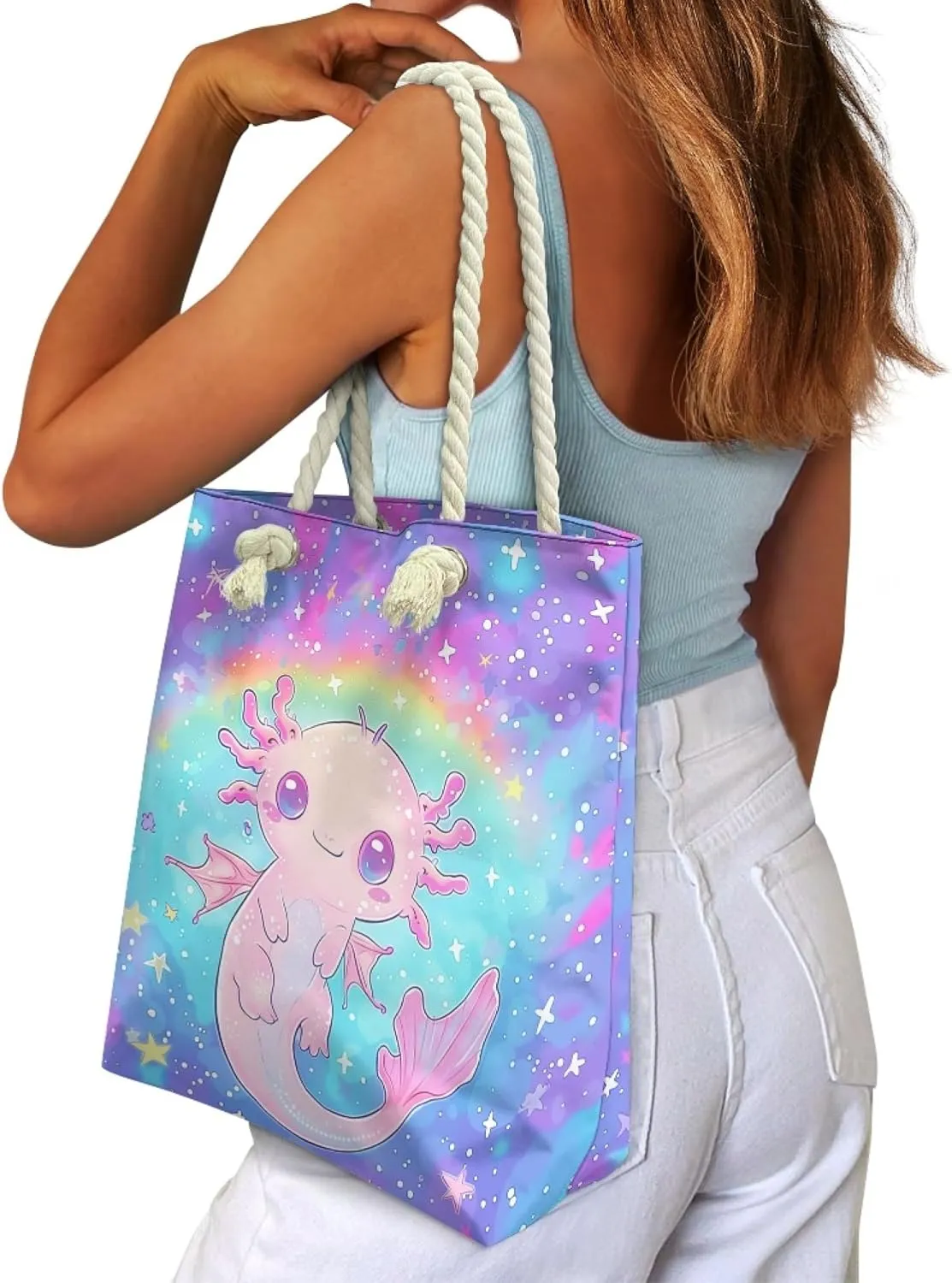 Tote Bags for Women Beach Bag Large Capacity Grocery Bags for Lady Lightweight Handbag