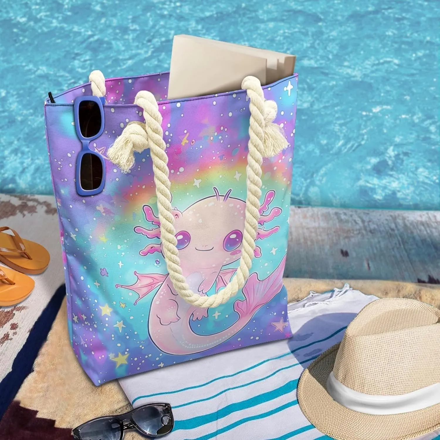 Tote Bags for Women Beach Bag Large Capacity Grocery Bags for Lady Lightweight Handbag