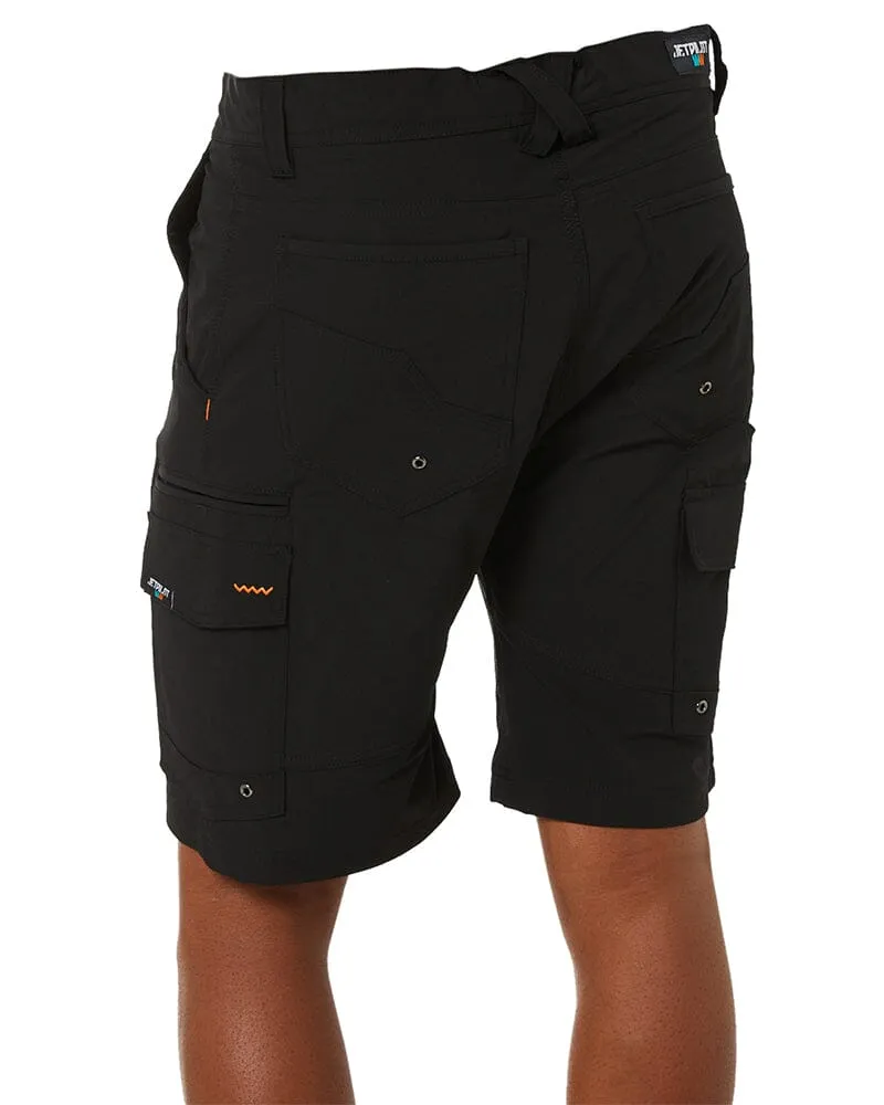 Tradies Jetlite Utility Short Summer Value Pack - Black