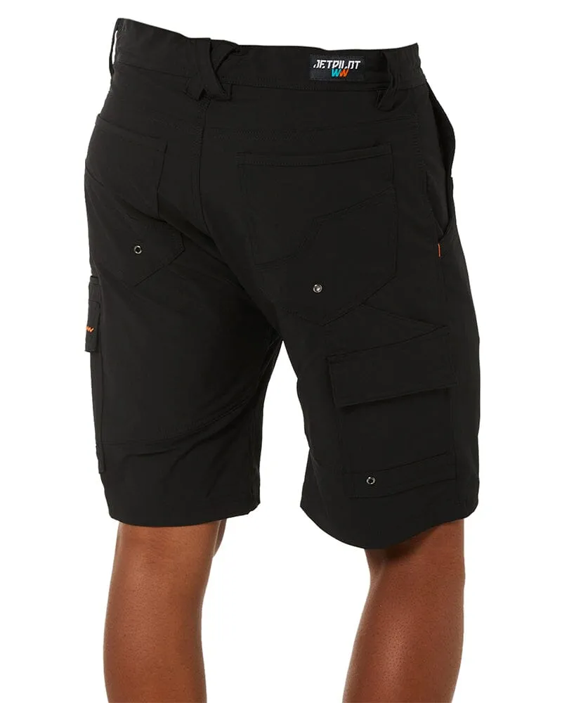 Tradies Jetlite Utility Short Summer Value Pack - Black