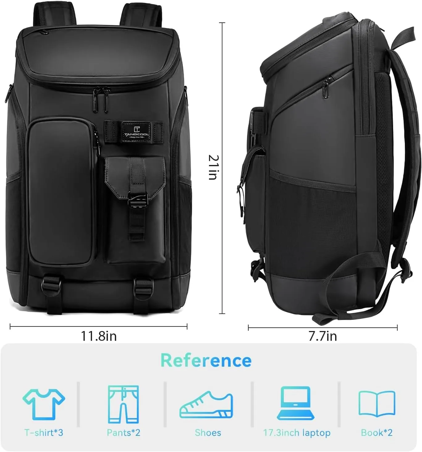 Travel Business Backpack with Shoe Compartment, 17.3 Inch Laptop Backpack,Water Resistant Business Casual Carry on Backpacks Flight Approved for Women & Men,D