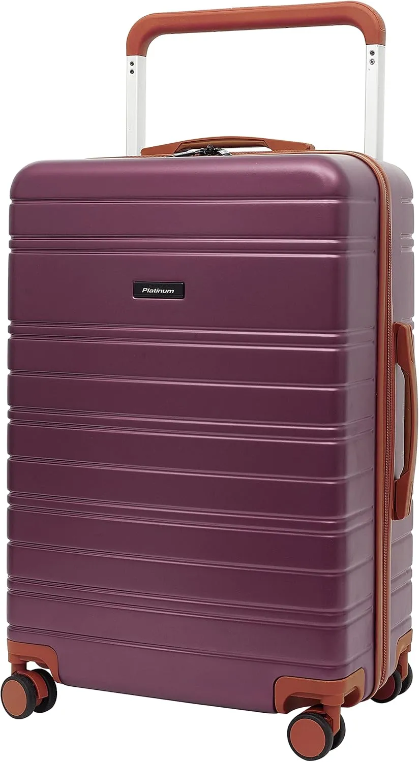 Travelers Club 2PC Navigate Luggage Set, Burgundy, 20" Carry-On