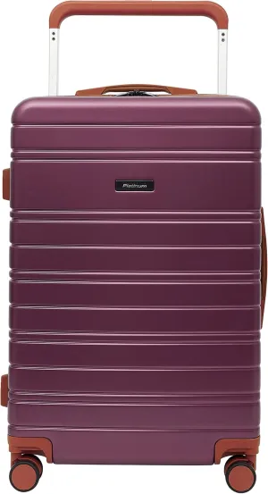 Travelers Club 2PC Navigate Luggage Set, Burgundy, 20" Carry-On