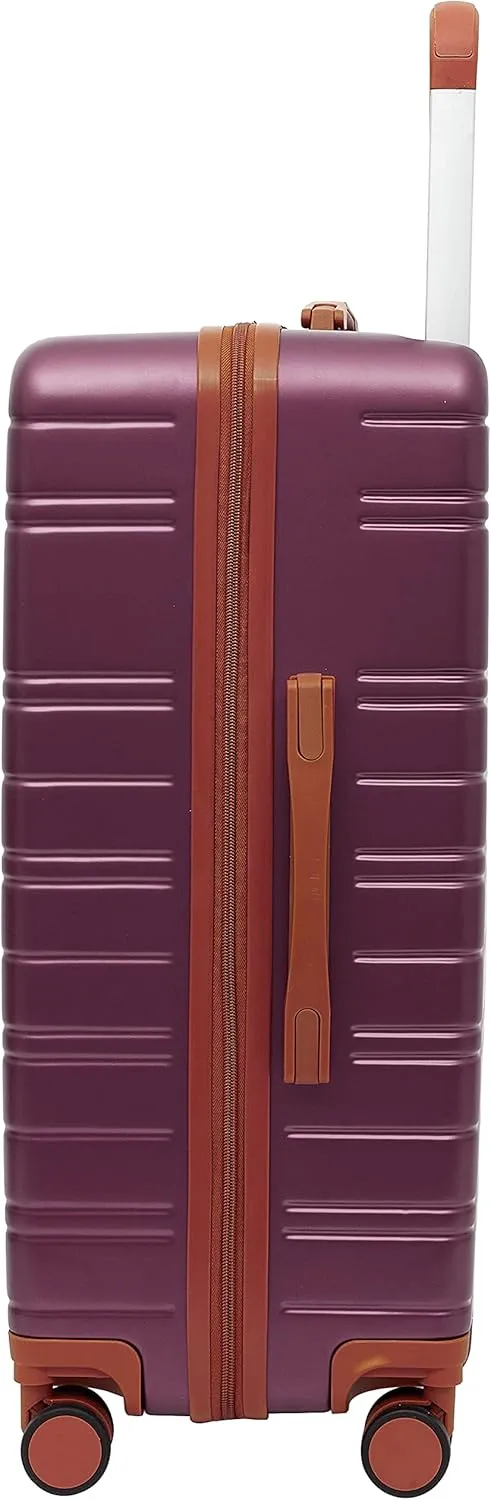 Travelers Club 2PC Navigate Luggage Set, Burgundy, 20" Carry-On