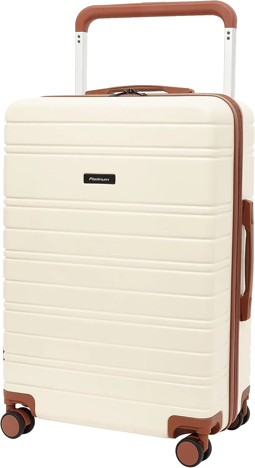 Travelers Club 2PC Navigate Luggage Set, Ivory, 20" Carry-On