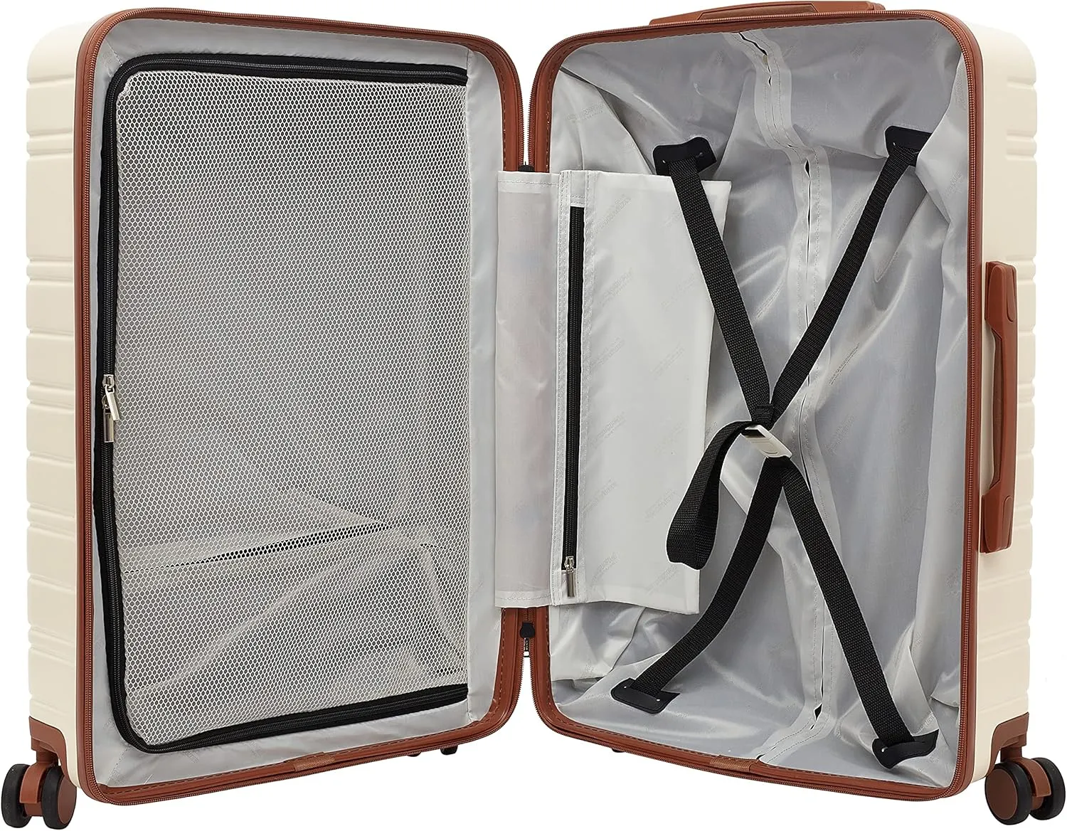 Travelers Club 2PC Navigate Luggage Set, Ivory, 20" Carry-On