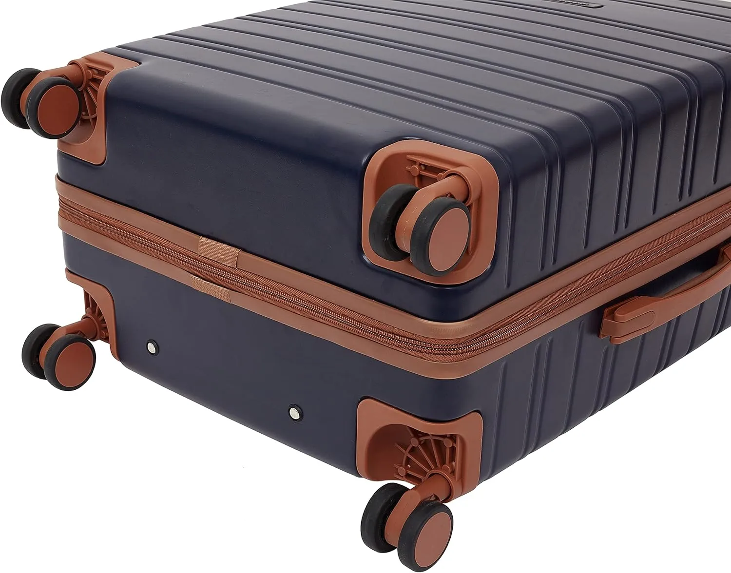 Travelers Club 2PC Navigate Luggage Set, Navy Blue, 20" Carry-On