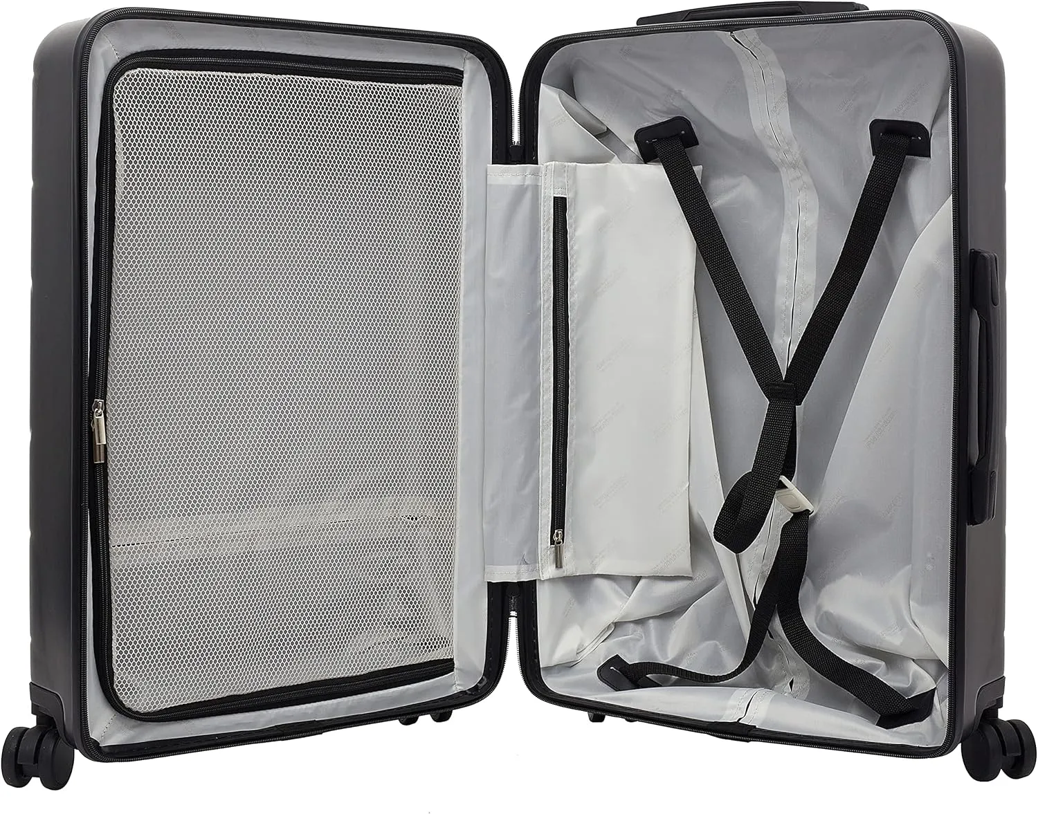 Travelers Club 2PC Odyssey Luggage Set, Black, 20" Carry-On