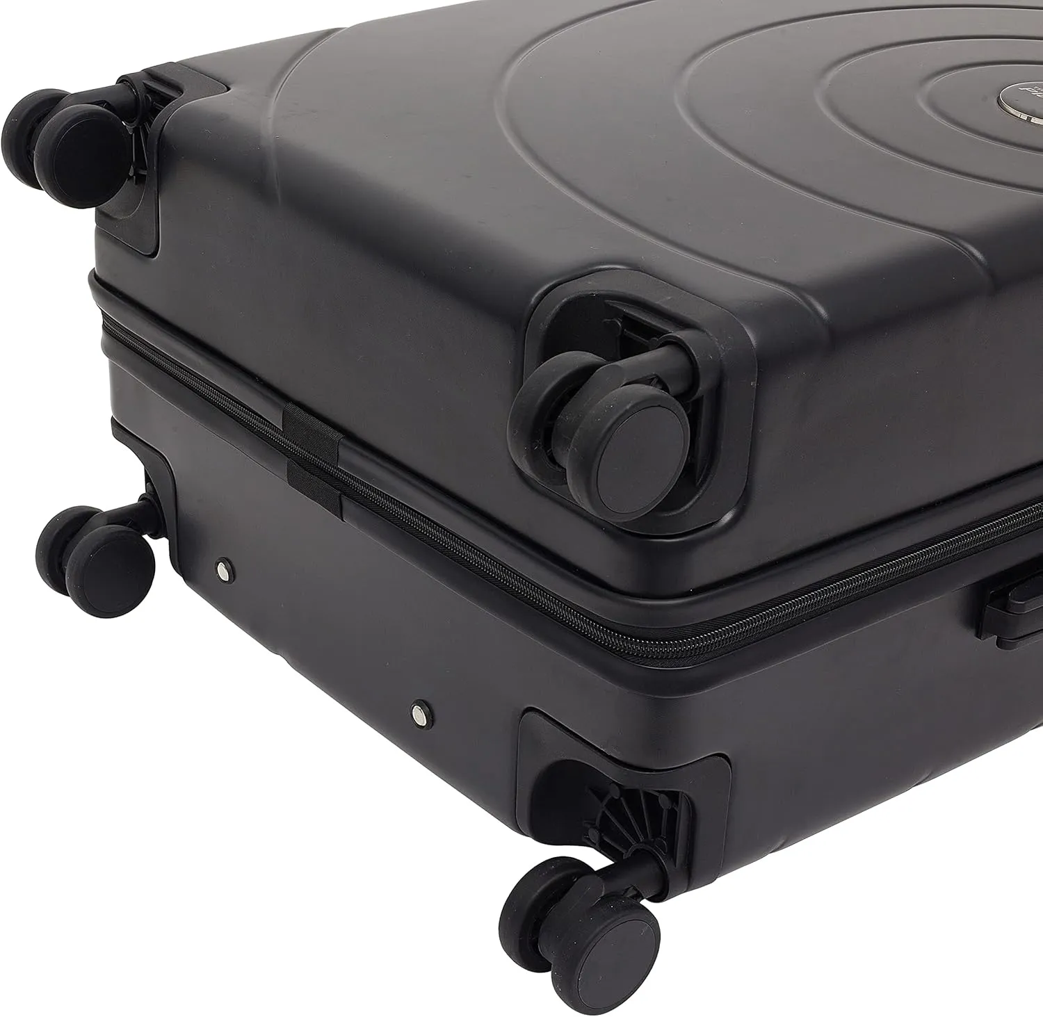 Travelers Club 2PC Odyssey Luggage Set, Black, 20" Carry-On