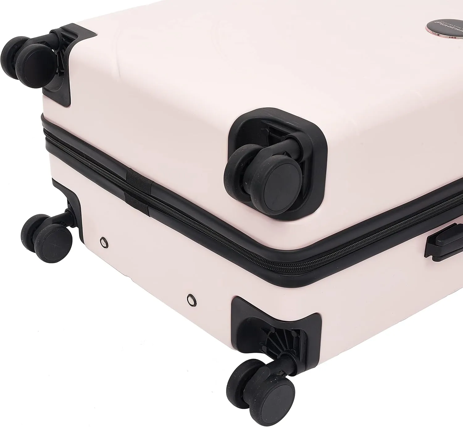 Travelers Club 2PC Odyssey Luggage Set, Blush, 20" Carry-On