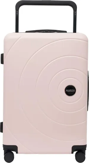 Travelers Club 2PC Odyssey Luggage Set, Blush, 20" Carry-On