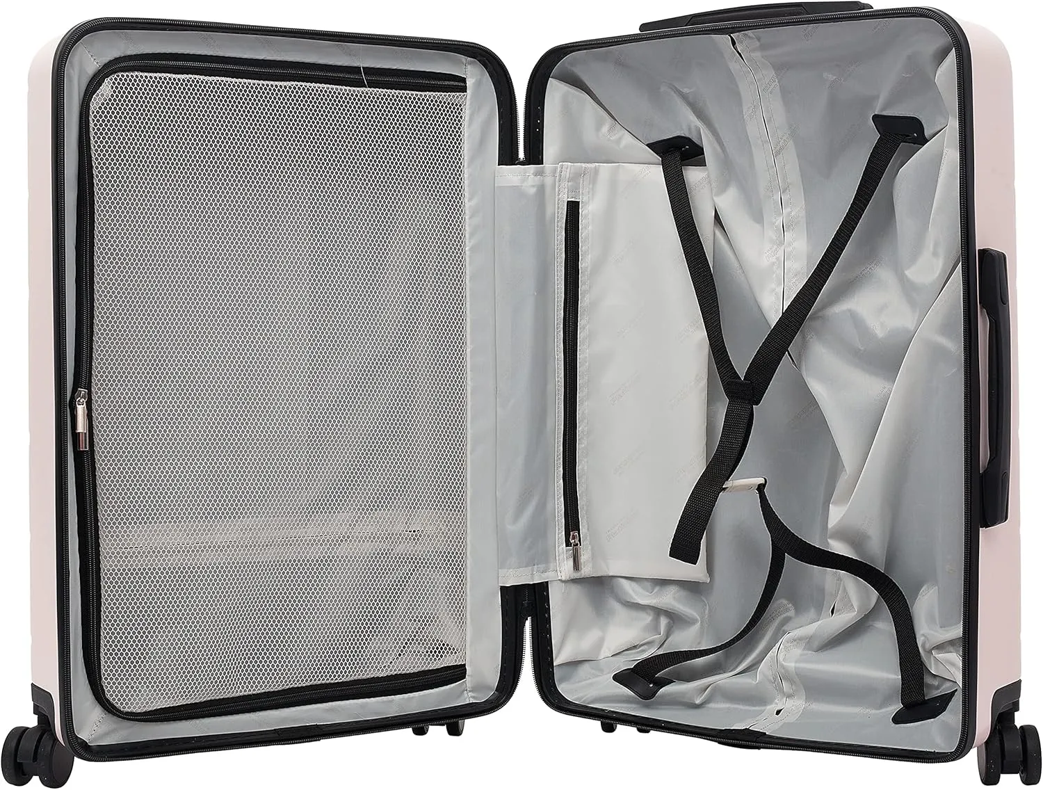 Travelers Club 2PC Odyssey Luggage Set, Blush, 20" Carry-On
