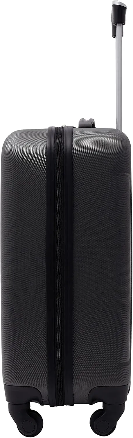 Travelers Club Cosmo Hardside Spinner Luggage, Charcoal Grey, Carry-On 20-Inch