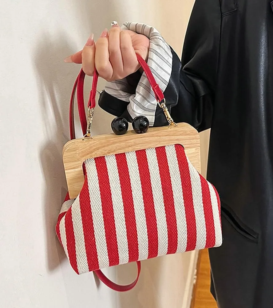 Trendy Clutch Bag Beach Bags For Women Canvas Purses Handbags Evening Bag Summer Crossbody Bag Purse Adjustable Strap 2025