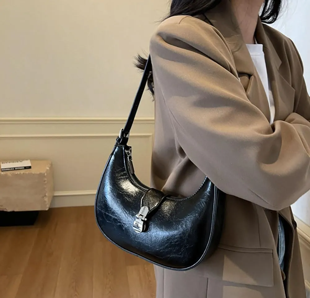 Trendy Shoulder Bag Work Purse For Women Vegan Leather Small Tote Handbag Womens Summer Satchel Crossbody Purse Travel 2025
