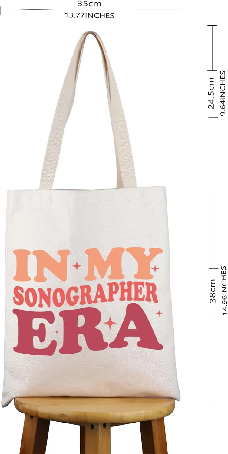 VAMSII Sonographer Makeup Bag - Sonography Tech Graduation Gift Tote