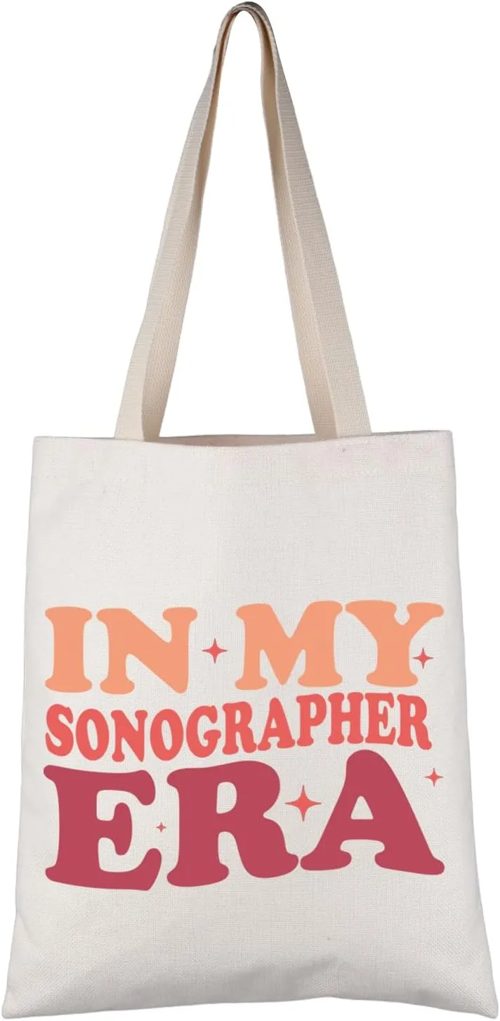 VAMSII Sonographer Makeup Bag - Sonography Tech Graduation Gift Tote