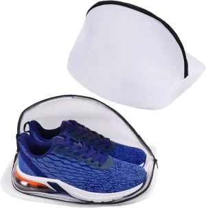Vivifying Shoe Washing Machine Bag, Set of 2 Durable Mesh Laundry Bag with Zipper for Sneakers, Running Shoes, Sock, Bras and Toys
