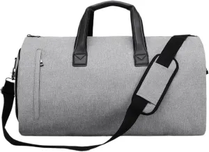 Weekender Travel Bag Convertible Garment Bag with Shoulder Strap,Suit Travel Bag Carry On Garment Duffel Bag Sport Gym Bag(A)