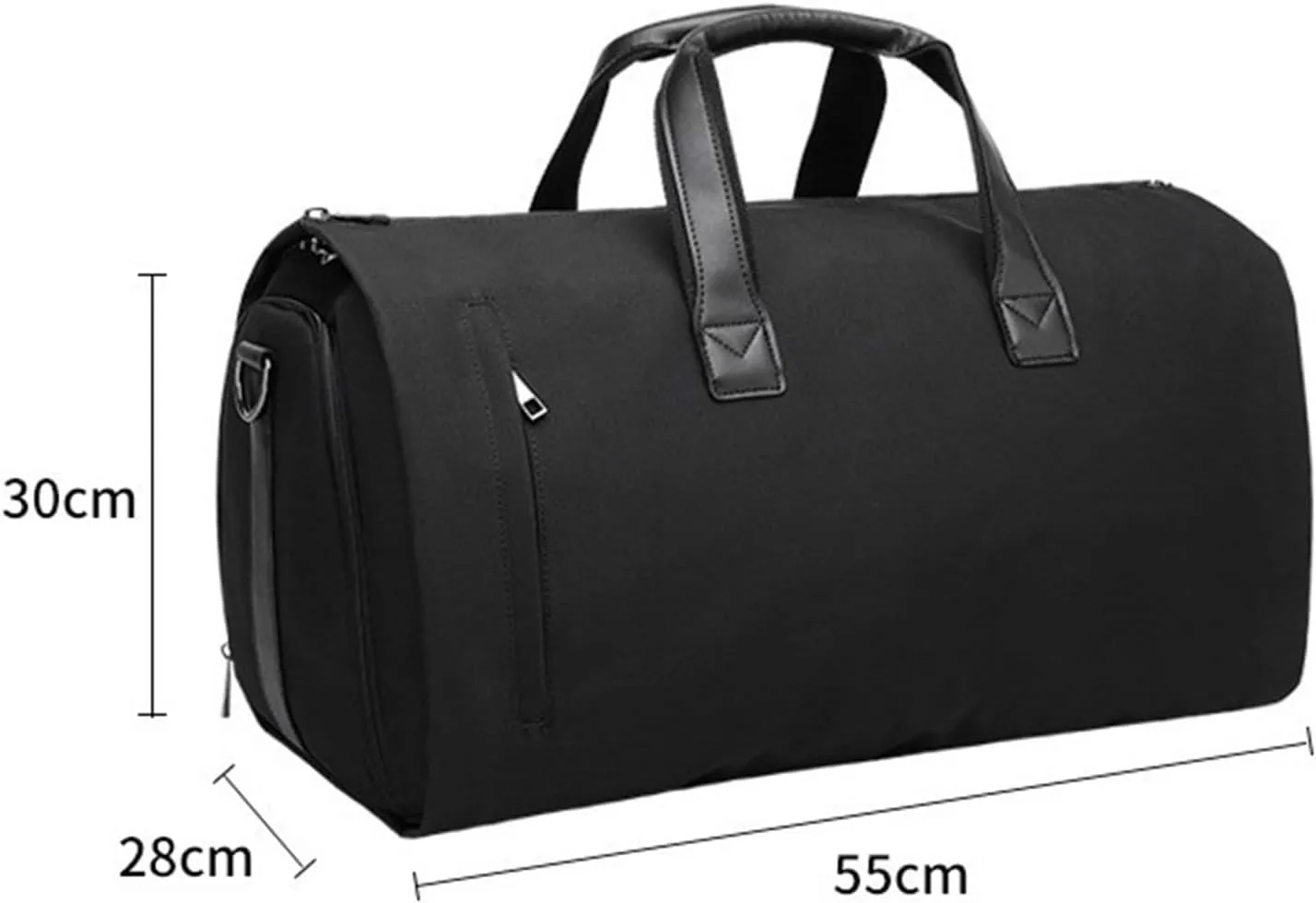 Weekender Travel Bag Convertible Garment Bag with Shoulder Strap,Suit Travel Bag Carry On Garment Duffel Bag Sport Gym Bag(A)