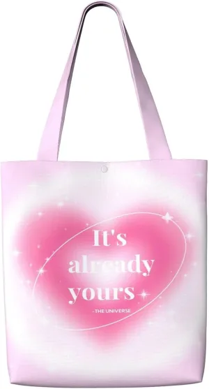 What If It All Works Out Canvas Tote Bag Shoulder Bag For Women'S Reusable Tote Bag For Shopping Camping