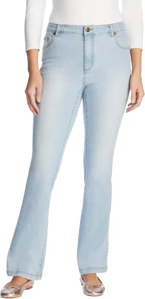 Woman Within Plus Size Petite Bootcut Stretch Denim Jean
