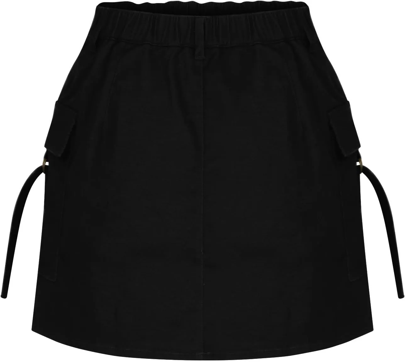 Women's Cargo Skirt Casual Wrap Bodycon Pockets Skirts Solid Color Low Waisted Pure Comfort Skirt 2025 Outfits