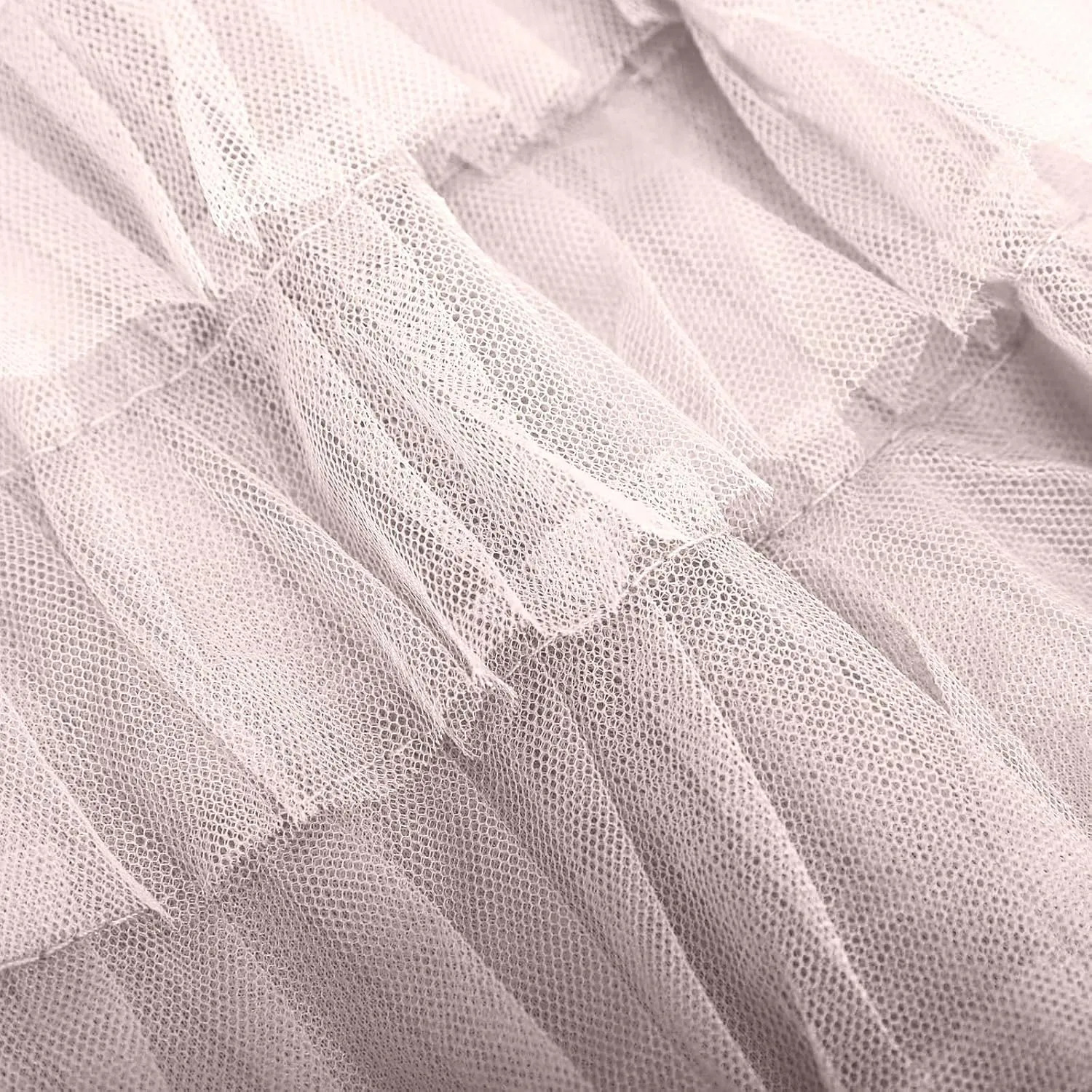 Women's Long Midi Tulle Skirts Dressy Casual A Line Ruffle High Waisted Tiered Layered Mesh Tutu Skirt Petticoat