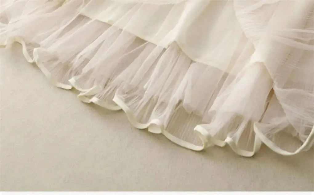 Women's Solid Color Pleated Skirt Female Midi Long Casual All-Match A-Line Skirts
