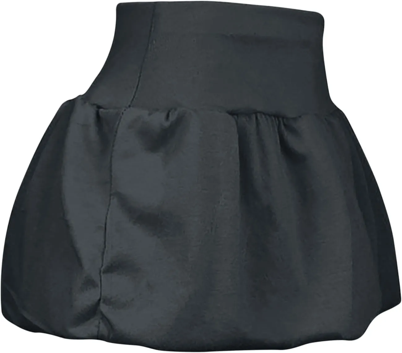 Women's Summer Mini Skirt Elastic High Waisted Cute A-Line Pleated Swing Ruffle Beach Vacation Short Skirts