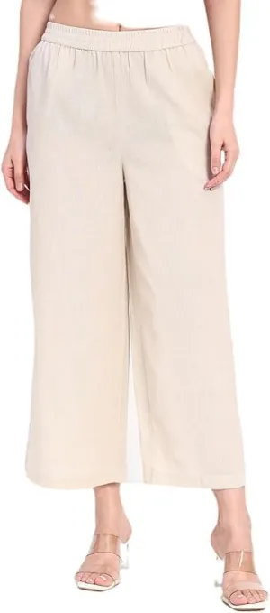 Women's Wide Leg Trouser's Pants Elastic High Waist Casual Yoga Workout Palazzo Pants & Trousers with Pockets
