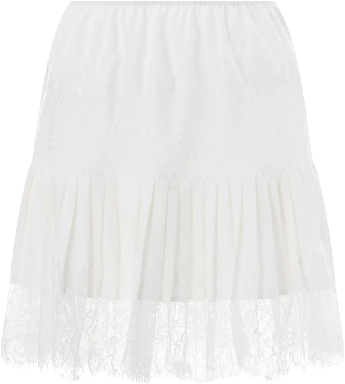 Womens Y2K Lace Mini Skirt Sexy Pleated Ruffle Lace Trim Layered Flowy Short Skirts Underskirt Aesthetic Streetwear