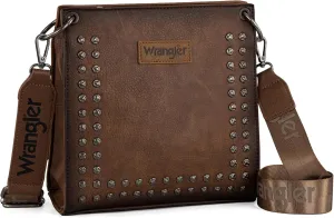Wrangler Tote Shoulder Purse for Women Western Solid Vintage Satchel Crossbody Bag