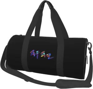 Yhwh Paleo Hebrew Convertible Garment Bag with Shoulder Strap, Carry on Garment Duffel Bag for Men Women - Rolling Foldable for Travel Luggage Bags (Black)
